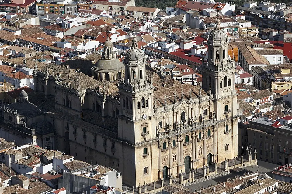 La catedral de Jaén vista desde el castillo